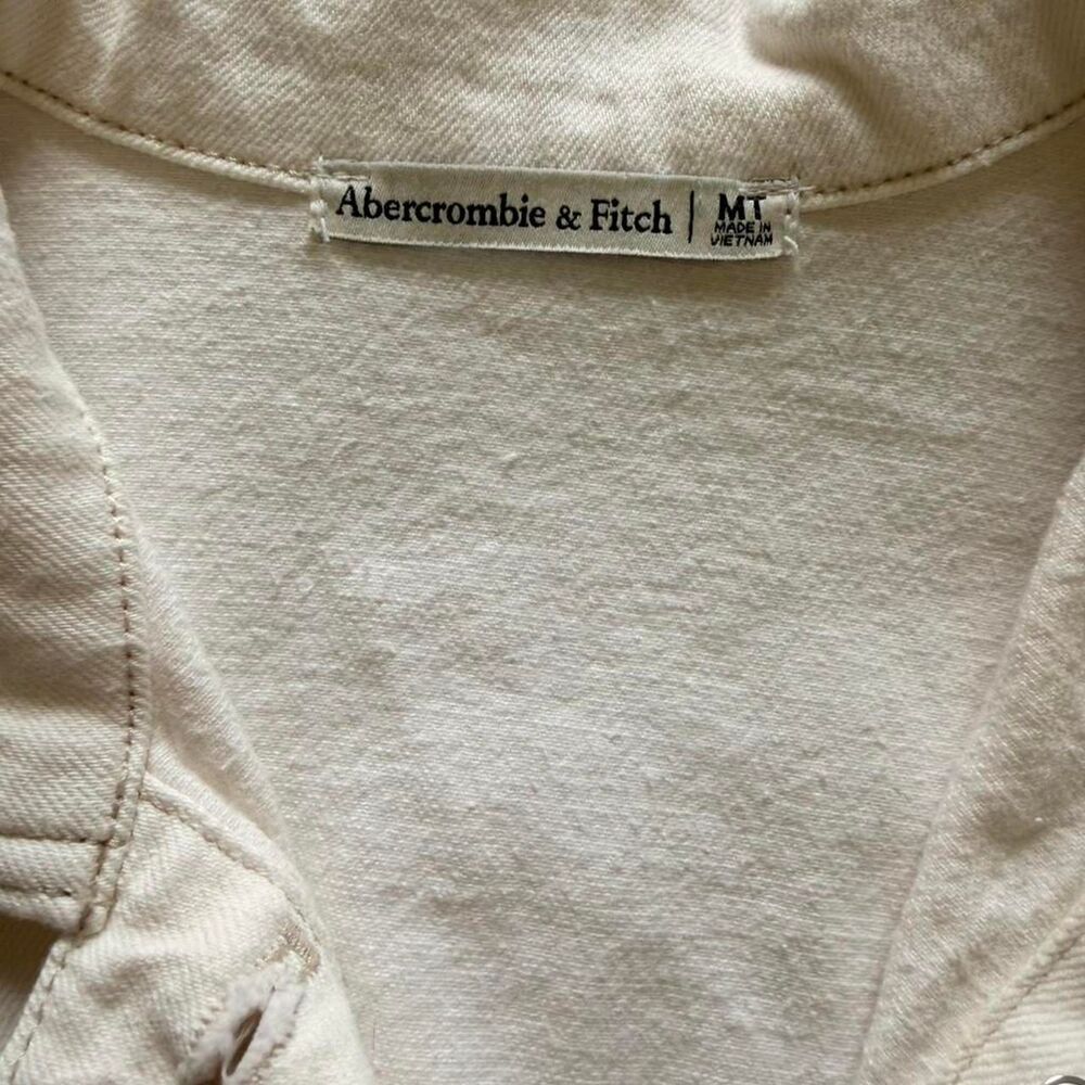 Abercrombie-fitch Women's Cream and White Dress - Picture 2 of 3